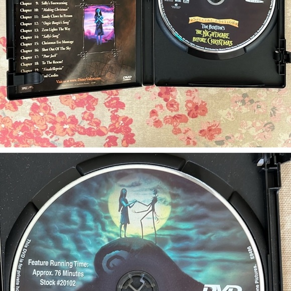 The Nightmare Before Christmas Special Edition DVD, Tim Burton RARE 2000 Disney - Picture 4 of 5